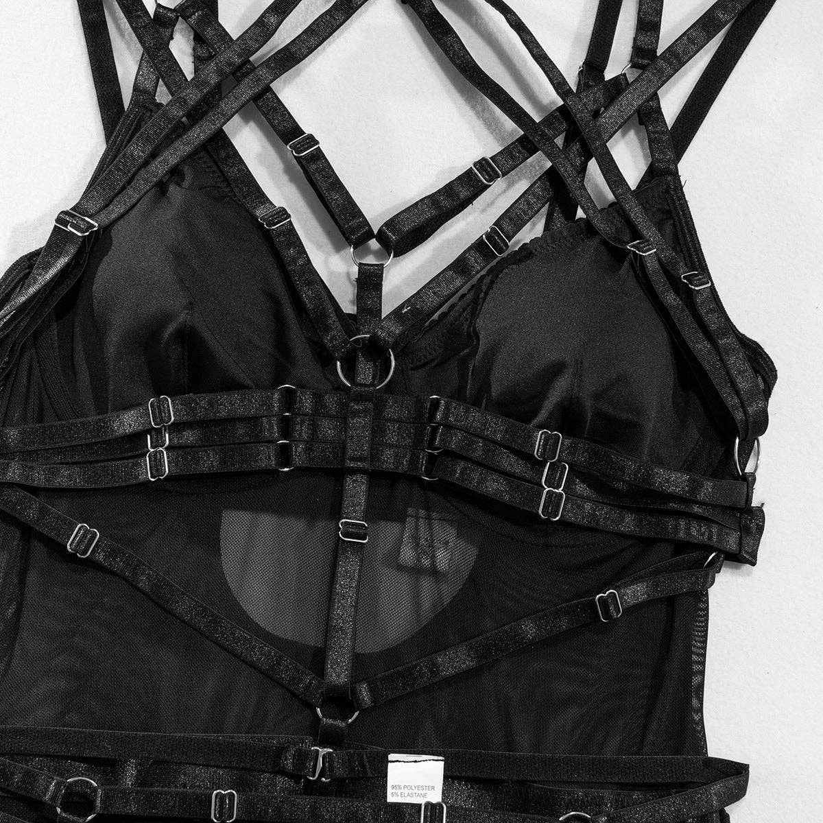 Olivet Bandage Lingerie Set 73 Olivet Bandage Sexy Lingerie Set mit Strumpfhalter | RaiX